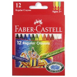Pack 12  Faber-Castell Wax...
