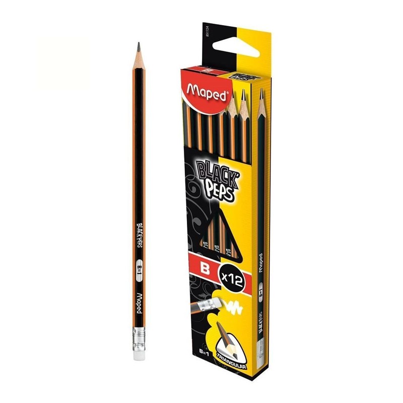 4 Crayons à papier 2B/HB/2H : Chez Rentreediscount Fournitures scolaires